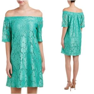 Donna Morgan Off-Shoulder Floral Lace Dress